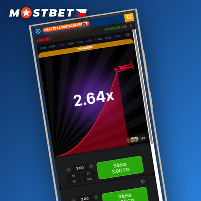 Funkce auto-bet v Mostbet Aviator pro automatické opakování sázky každé kolo