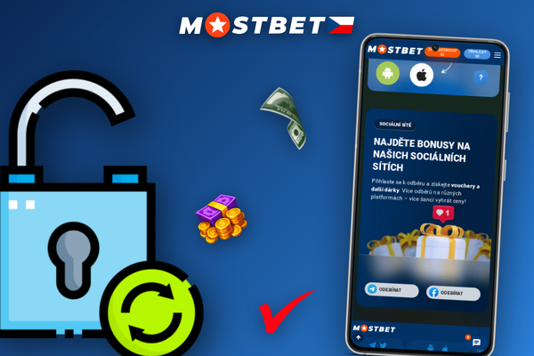 Registrace a první vklad v Mostbet na mobilním telefonu s nabídkou 25 000 CZK