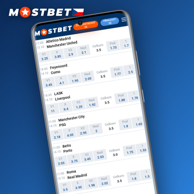 Ruletové kolo a karty s live krupiérem ve streamované herne Mostbet casino aplikace