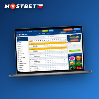 Platební okno Mostbet s ikonami karet a e-peněženek pro rychlý vklad na PC